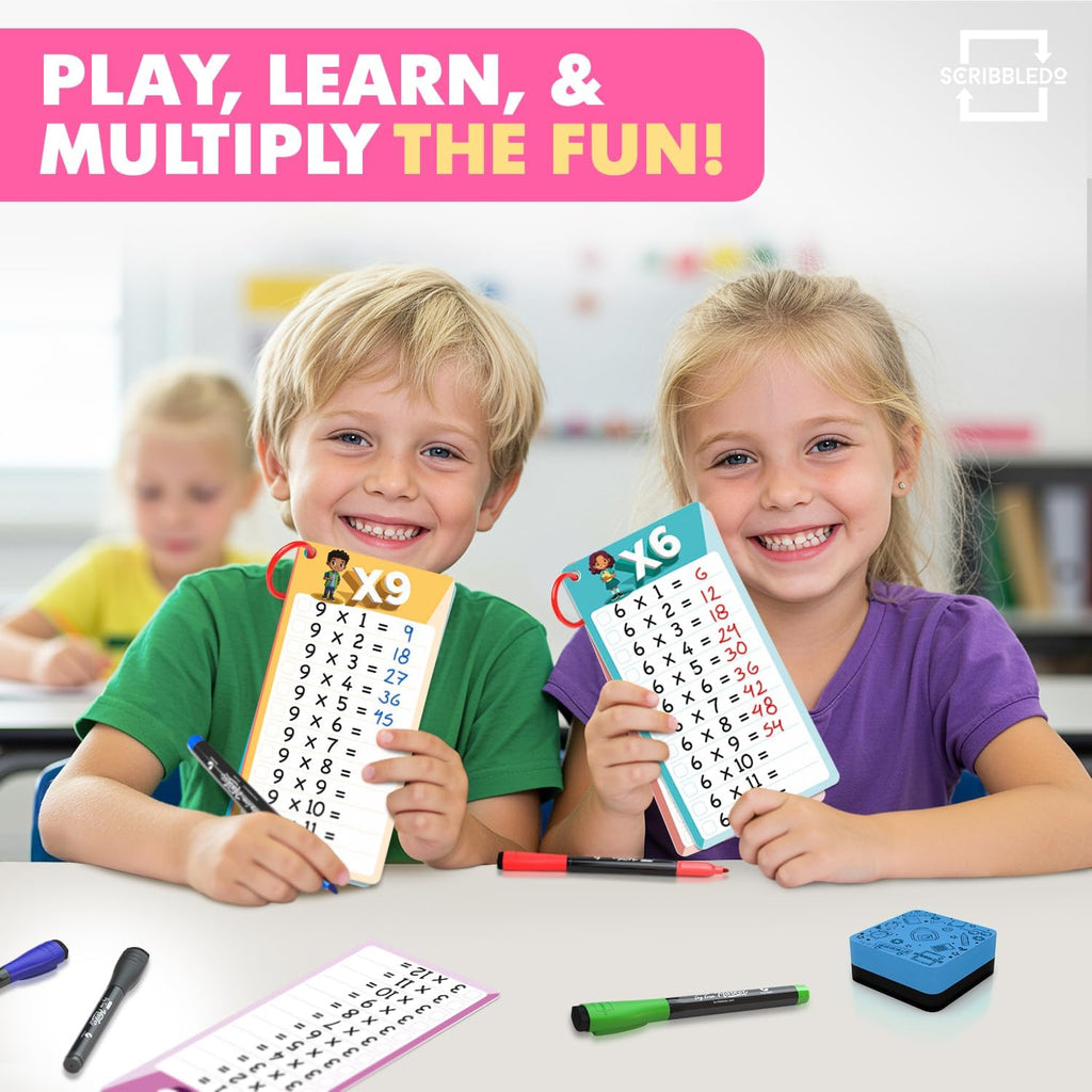 Warehouse Clearance Erasable Math Fact Flash Cards Addition/Subtraction/Multiplication/Division, 400 Pieces Bulk Supply