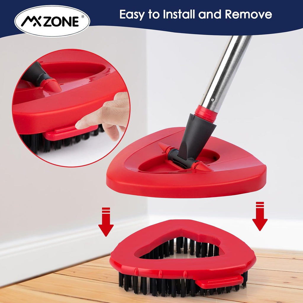 Surplus 2500 Pcs Triangular Replacement Mop Head Detachable Easy Install Floor Scrub Brush Refill Wholesale Clearance