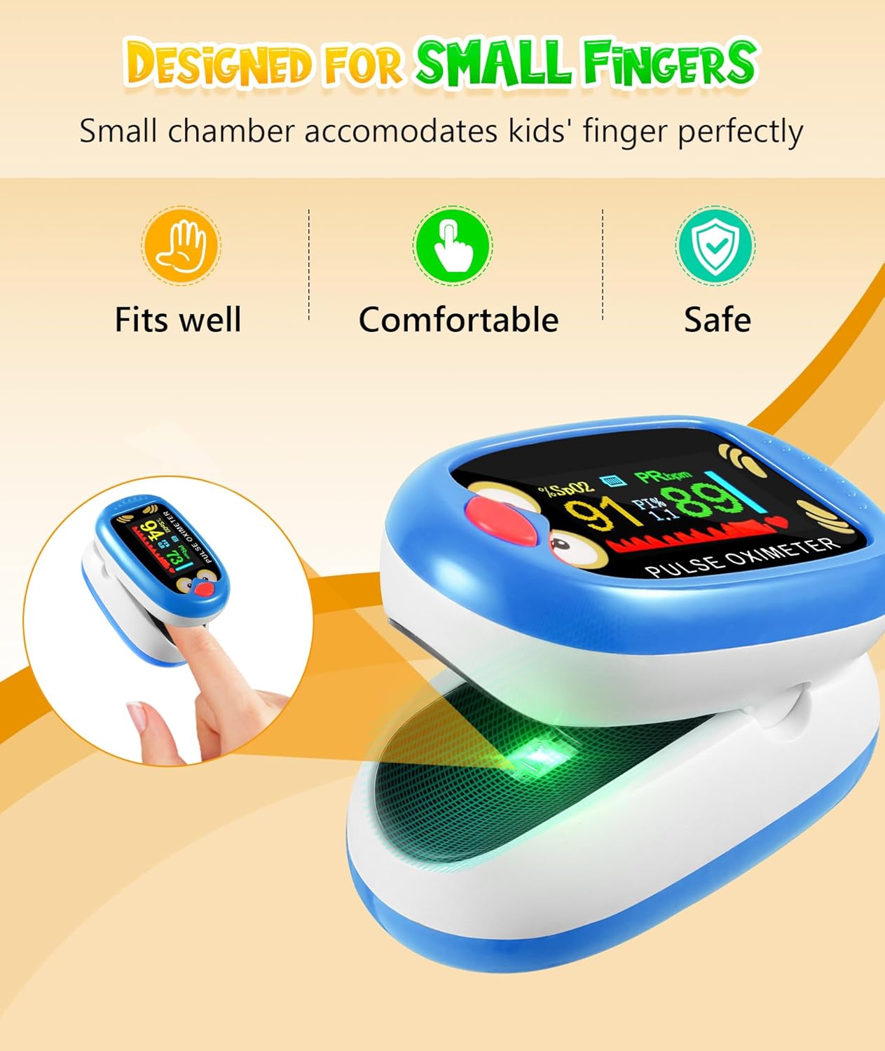 Warehouse Clearance Lightweight Finger Pulse Oximeter, 30323 Pieces Bulk Supply SpO2 Measuring Device