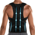 Breathable Posture Corrector, Back Shoulder Support Brace, Adjustable Spine Straightener for Sitting Hunch Correction Clearance Stock