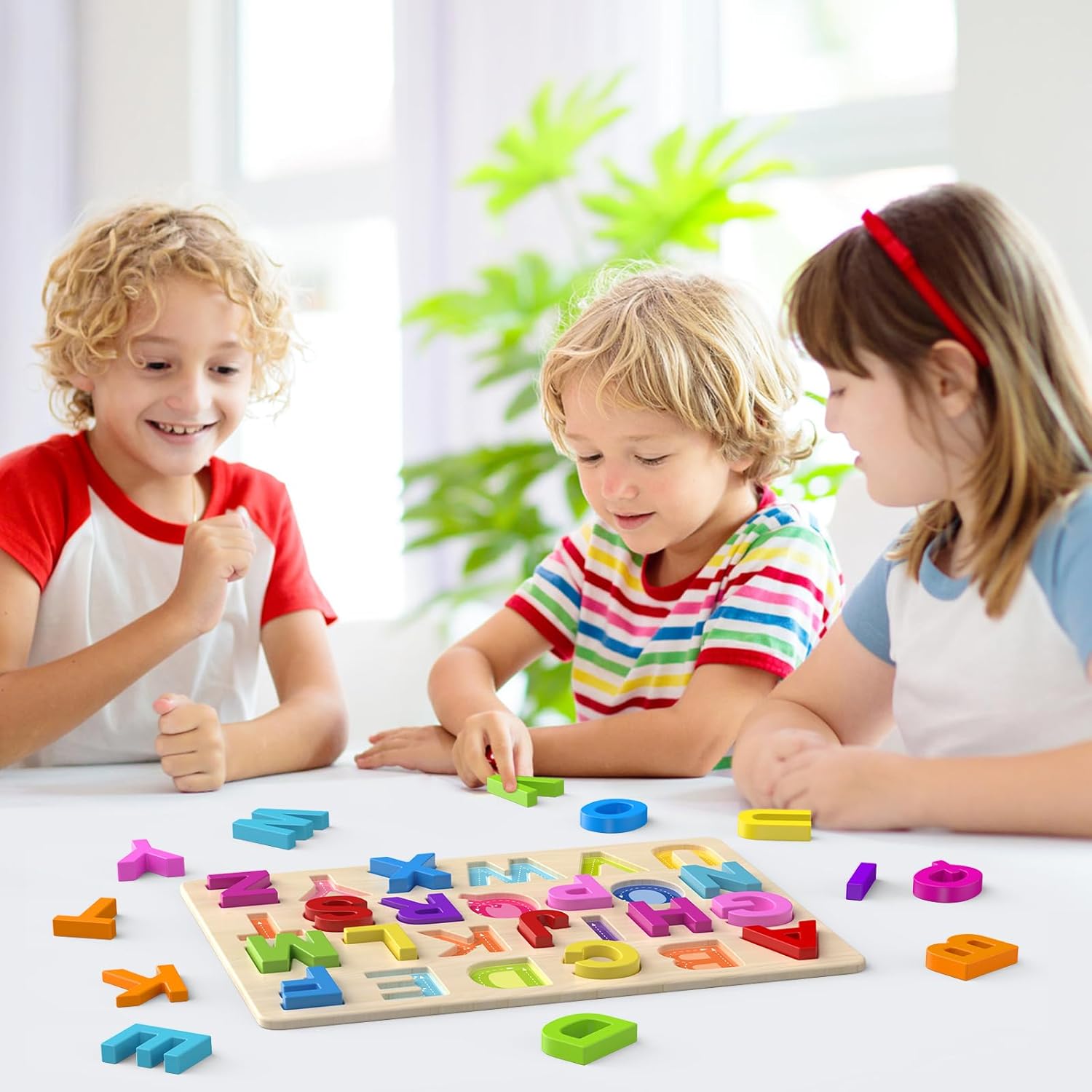 Bulk Liquidation 3 Styles Alphabet & Number Wooden Puzzle Board, 2800Pcs Mixed Educational Preschool Toy