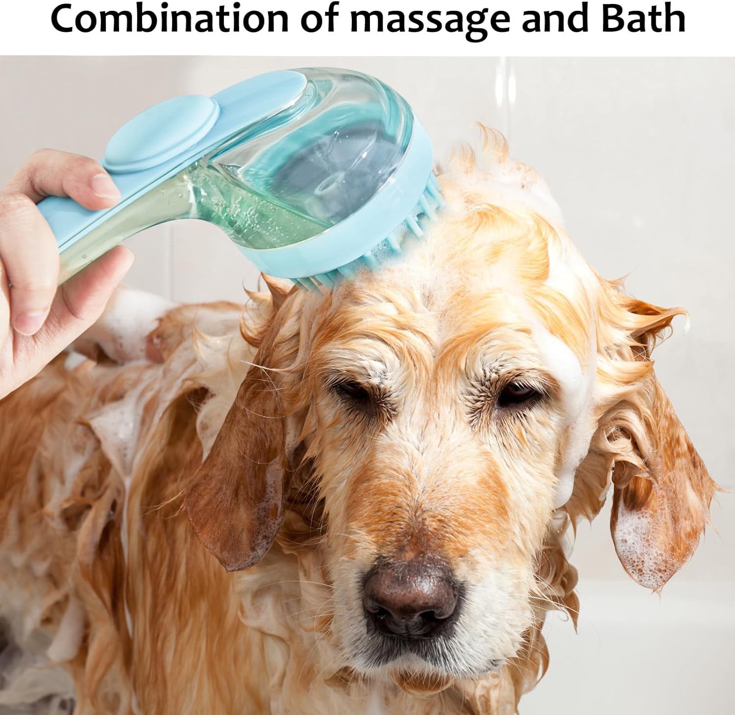 Clearance Liquid Soap Dispensing Pet Bath Brush, 357Pcs Multi Colors Wholesale Dog Cat Shower Grooming Comb