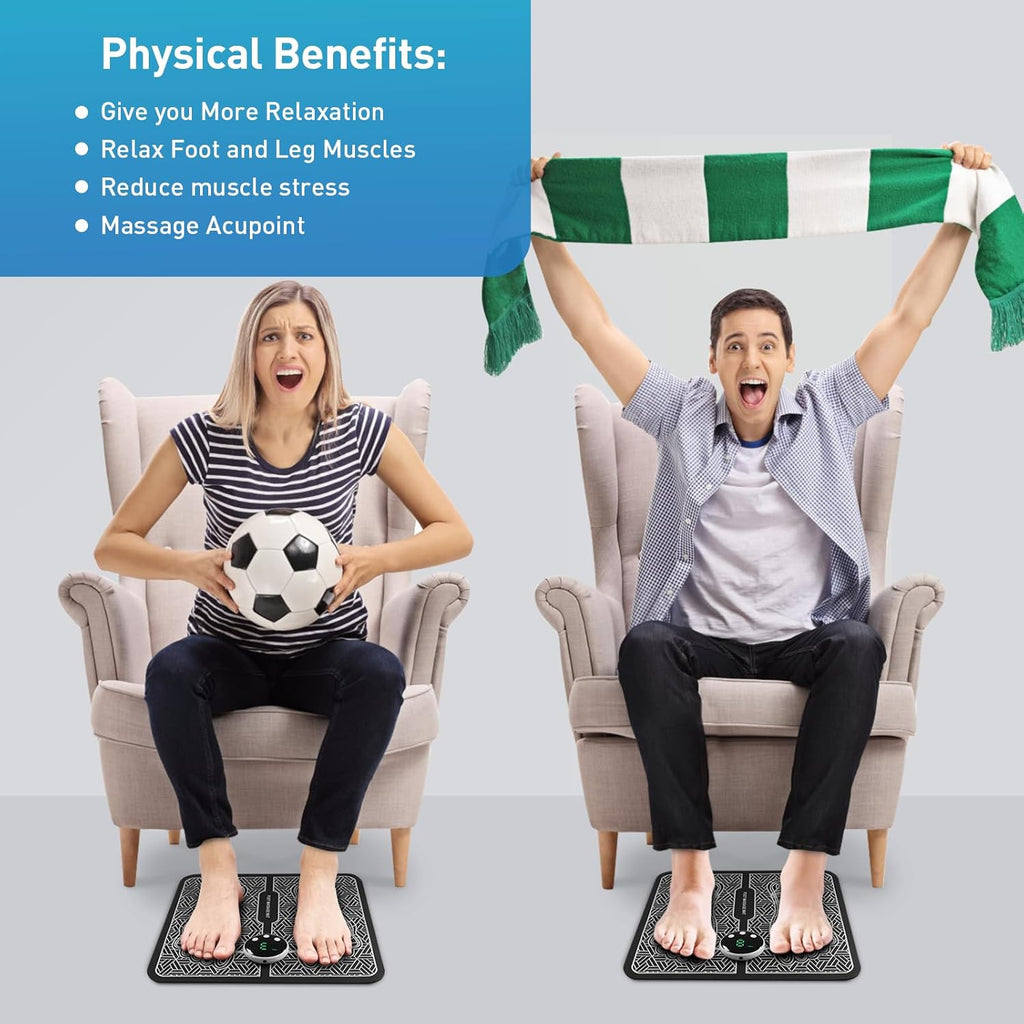 Low Price Wholesale Lot 5500 Foldable EMS Foot Massage Mat, Relieve Leg Fatigue Home Foot Relaxation Device