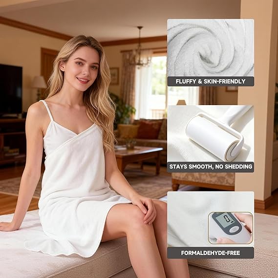 Large Surplus Stock 1354 Solid Wrap Front Spaghetti Strap Gauze Bath Wrap Dress, Lightweight Breathable Shower Cover Up Wholesale Clearance