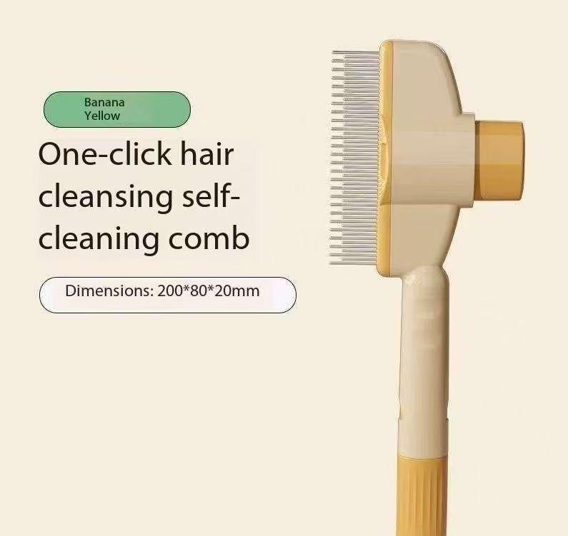Pet grooming tools: brushes for removing pet hair. Useful for removing loose hair from cats and dogs. Ideal for grooming p