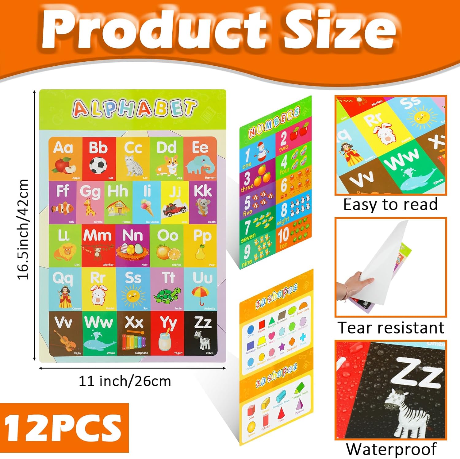 Warehouse Clearance Portable Vocabulary Learning Flip Desk Calendar With Binding Rings, 300 Pieces Bulk Supply