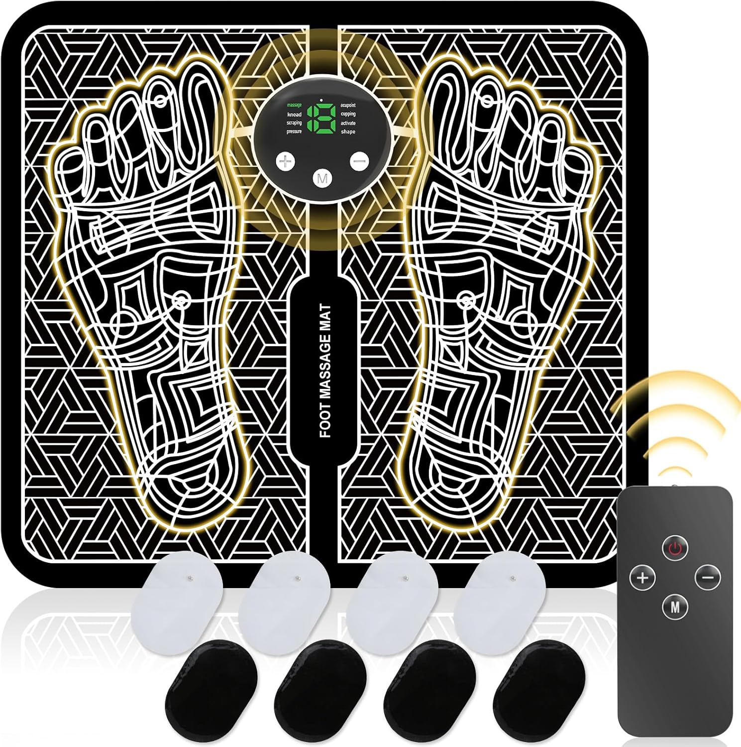 Low Price Wholesale Lot 5500 Foldable EMS Foot Massage Mat, Relieve Leg Fatigue Home Foot Relaxation Device