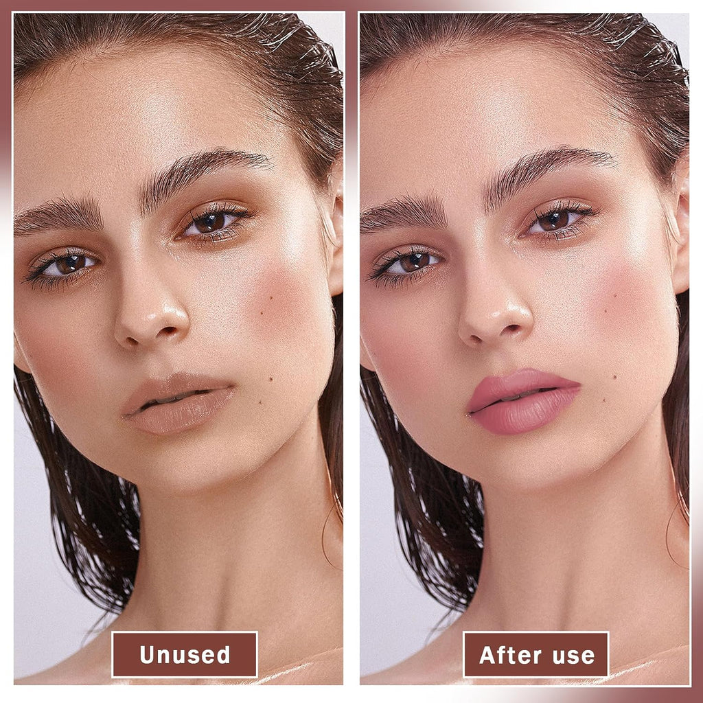 HANDAIYAN Ice Cube Matte Lipstick, Velvety Nude Long Lasting Lip Makeup, Mixed Assorted Colors Random Delivery Clearance Stock