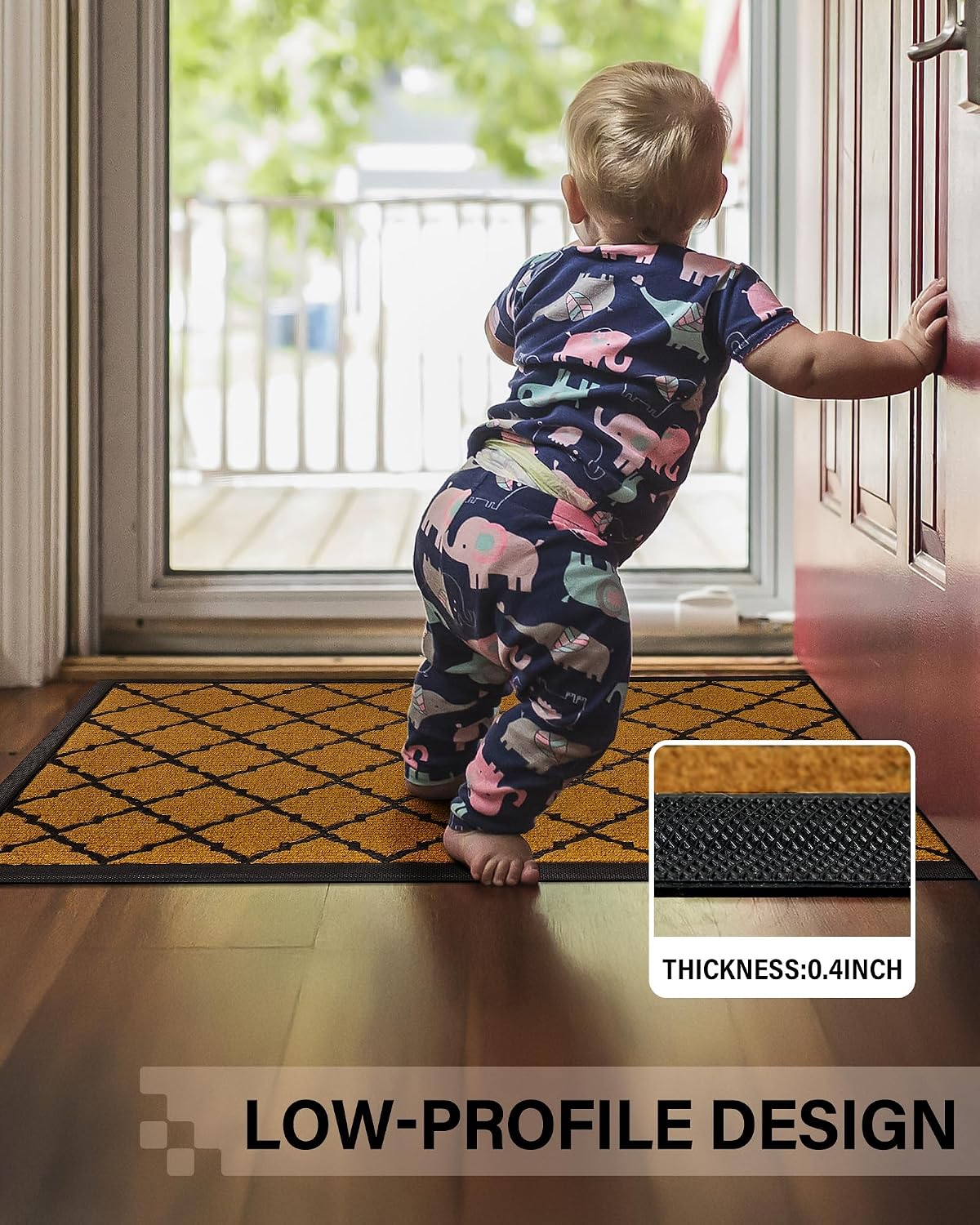 Mixed Sizes Surplus 1432 Pcs Diamond Lattice Coir Doormat Rubber Edged Outdoor Entry Mat Dirt Trapping Welcome Rug Wholesale Liquidation