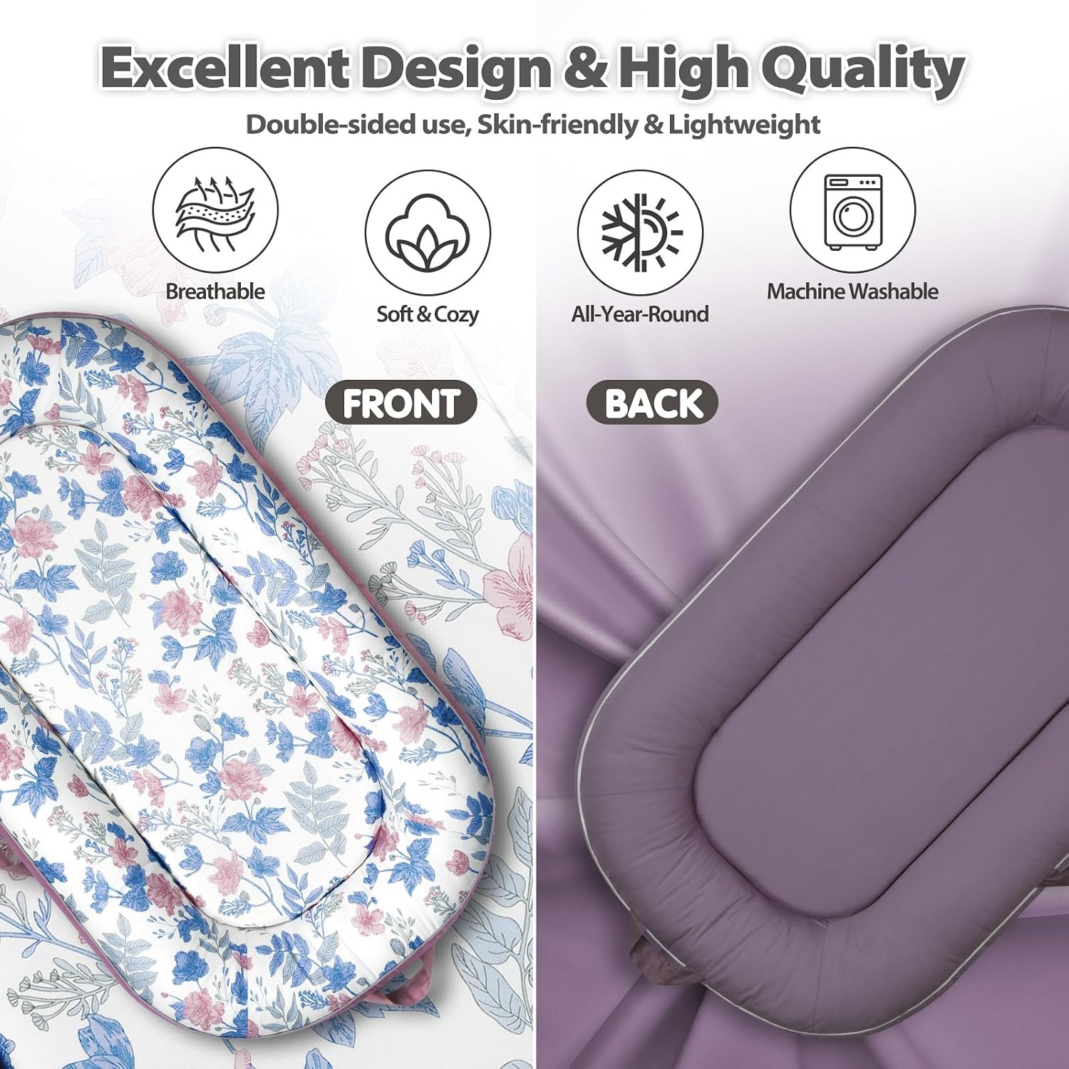 Mixed Styles Foldable Skin-Friendly Baby Nest Pod, Total 2066 Mixed Units One-Time Wholesale Clearance