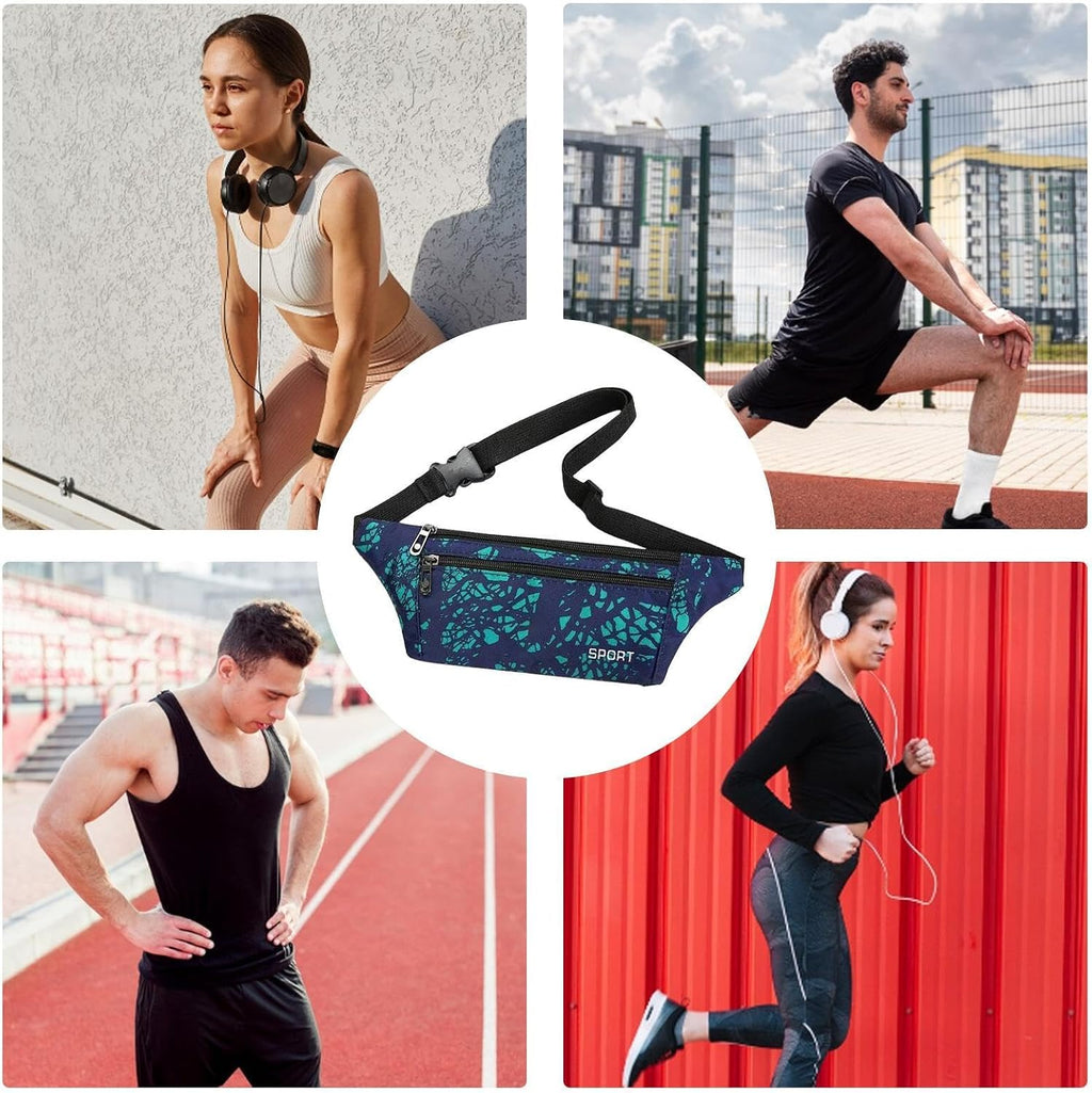 1400Pcs Clearance Slim Running Fanny Pack, Lightweight Waterproof Waist Belt Bag, Sports Travel Anti-Theft Pocket for Phone & Keys