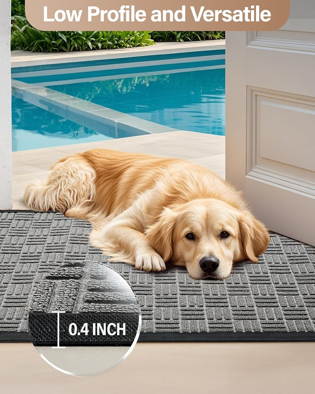 Bulk Clearance Assorted Dimension Grid Pattern Shoe Scraper Mats, Weatherproof Outdoor Porch Floor Mats Total 677 Pieces