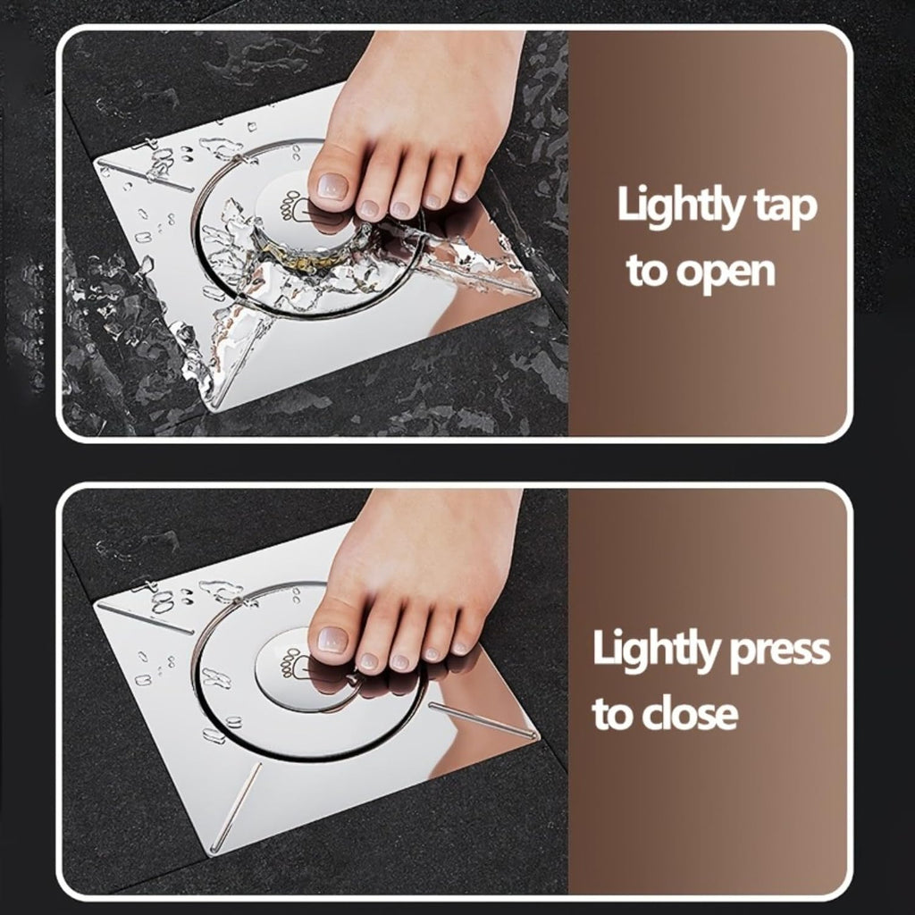 Foot Press Pop-Up Floor Drain Core Anti-Odour Anti-Clog Drain Stopper For Bathroom Sewer Clearance Stock 200Pcs