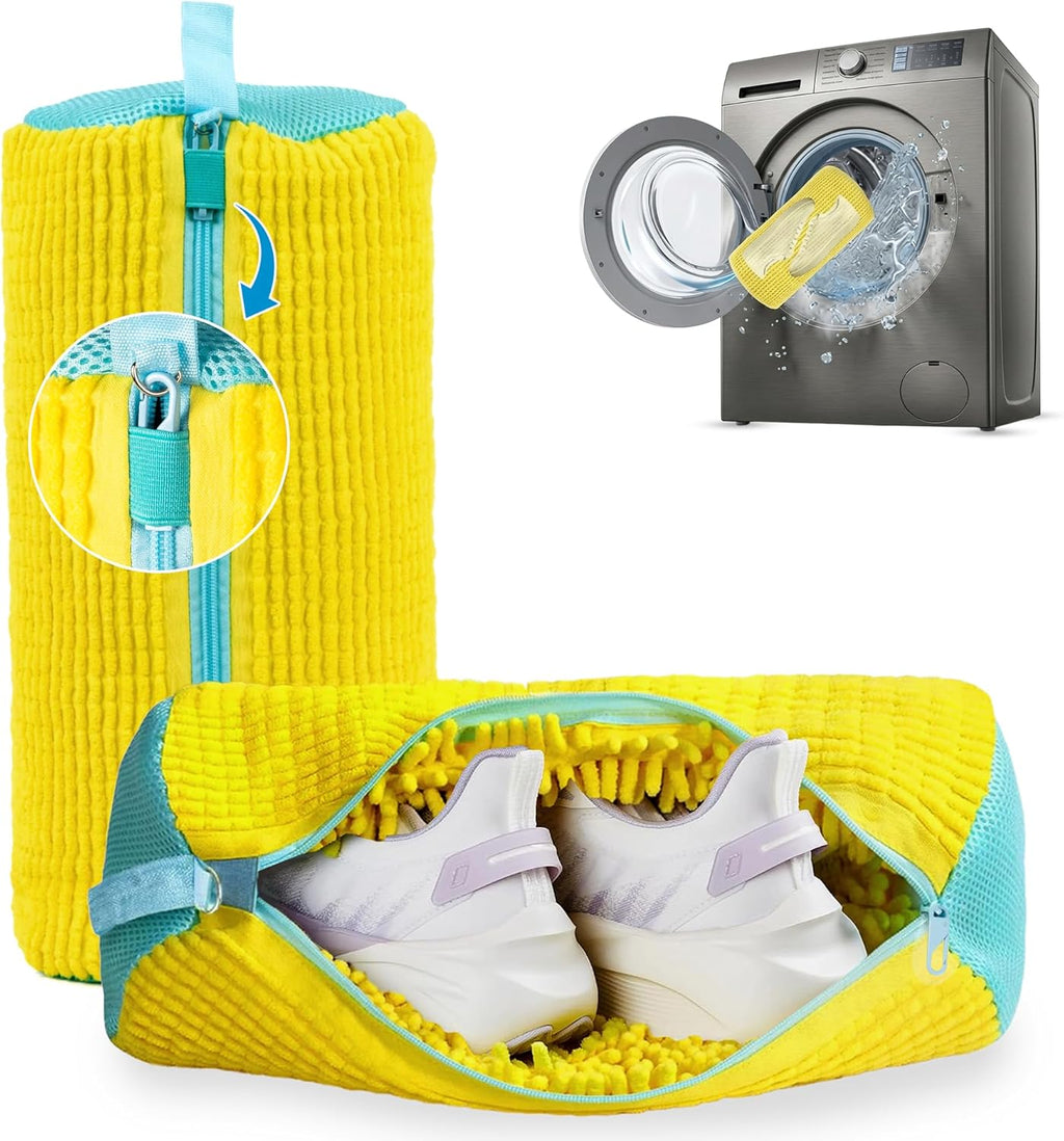 Thick Chenille Lining Shoe Wash Bag Deep Clean Sneakers During Washing Clearance Stock 385 Wholesale