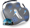 Truck Driver Memory Foam Seat Cushion Clearance, Orthopedic Coccyx Cutout Cushion, Non-Slip Breathable Pain Relief Pad for Semi Truck Seats