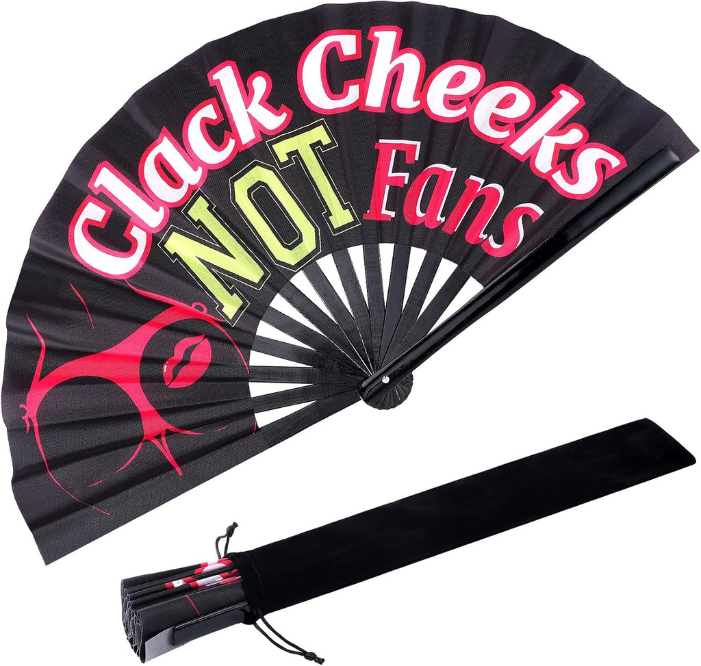 Warehouse Clearance Vibrant Psychedelic Print Kung Fu Folding Fans Multiple Designs Mixed, 1850 Pieces Bulk Supply For Rave Shops