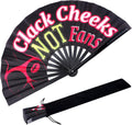 Warehouse Clearance Vibrant Psychedelic Print Kung Fu Folding Fans Multiple Designs Mixed, 1850 Pieces Bulk Supply For Rave Shops