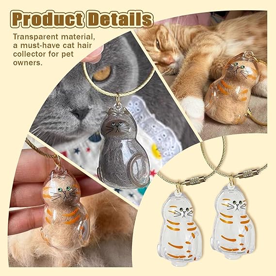 Portable Pet Hair Collecting Capsule Cat Design For Cat Dog Fur Storage Clearance Stock 217 Wholesale