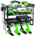 2-Color Mixed Surplus 480Pcs Power Tool Storage Rack Wall-Mounted Drill Organizer Garage Tool Holder Wholesale Liquidation