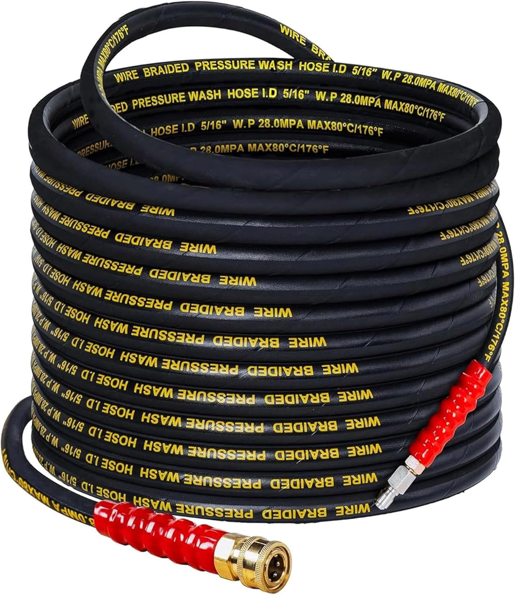 Wholesale Clearance Mixed Spec Power Washer Hose, Hot & Cold Water Compatible, Multiple Sizes In One Batch, Total 1406 Pcs
