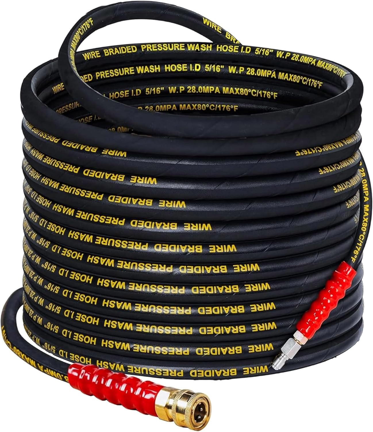 Wholesale Clearance Mixed Spec Power Washer Hose, Hot & Cold Water Compatible, Multiple Sizes In One Batch, Total 1406 Pcs