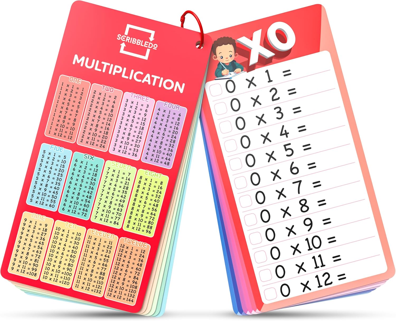 Warehouse Clearance Erasable Math Fact Flash Cards Addition/Subtraction/Multiplication/Division, 400 Pieces Bulk Supply