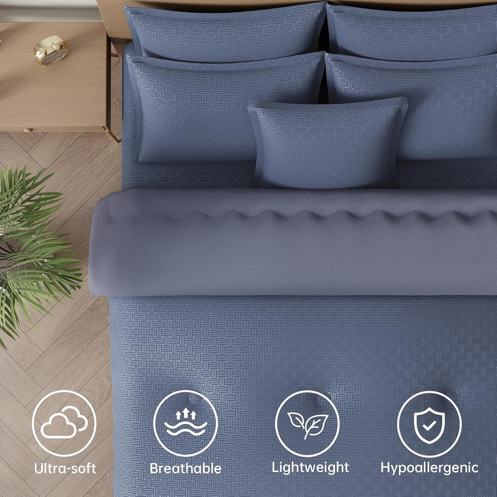 Instant Cool Touch Fabric: Silky cooling surface delivers instant coolness against skin, keeps you sweat-free during sweltering summer.