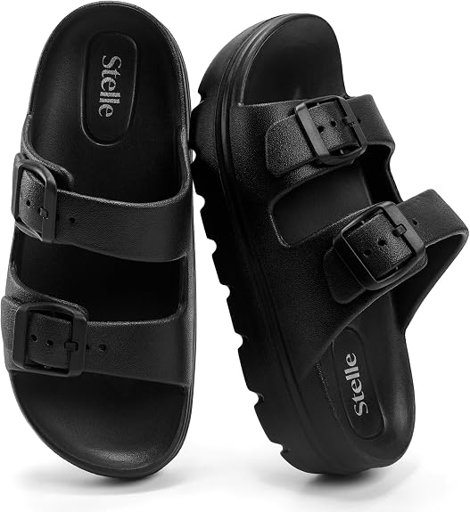 Mixed Color Beach Sandals Soft Cloud Sole Drainage Sole Shower Slippers Warehouse Wholesale