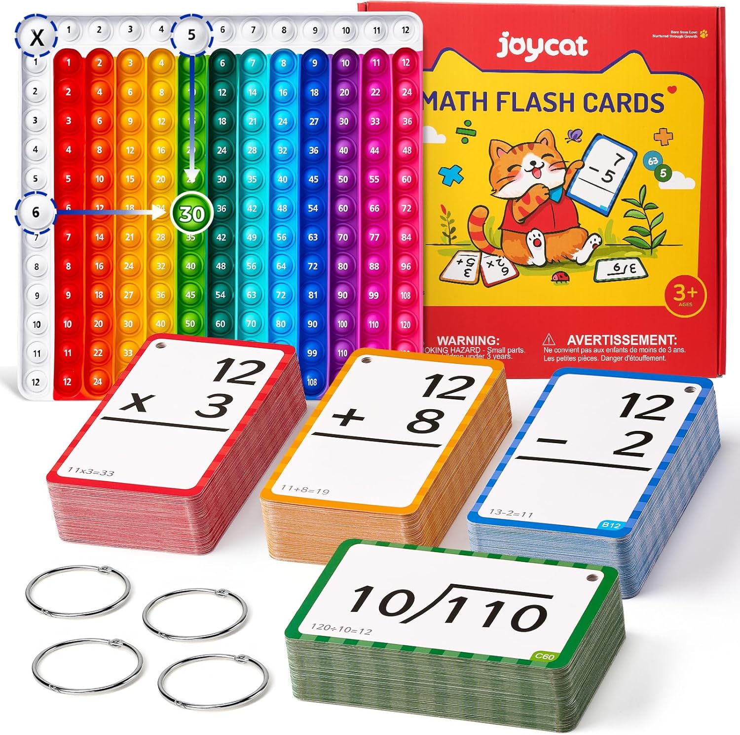 Loose-leaf Repeated Writing Multiplication Table Flash Cards Kids Math Practice Clearance Stock 230 Wholesale