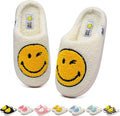 Warehouse Clearance Multi-Color Warm Plush Smile Face Cotton Slippers, 10482 Pairs Bulk Supply For Home Goods Stores