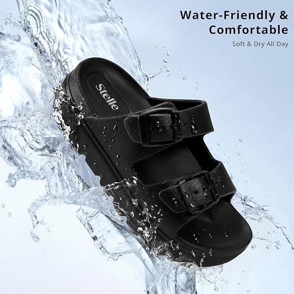 Mixed Color Beach Sandals Soft Cloud Sole Drainage Sole Shower Slippers Warehouse Wholesale