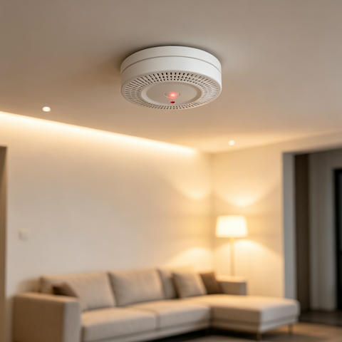 Home Smoke Detector Alarm High‑Sensitivity Fire Safety Warning Sensor For Household Apartment Protection Wholesale