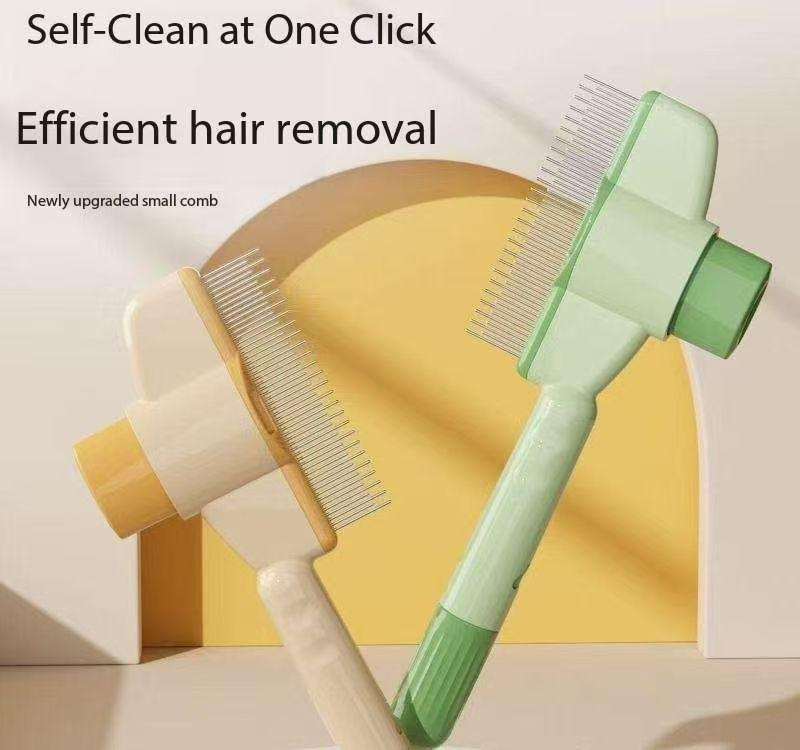 Pet grooming tools: brushes for removing pet hair. Useful for removing loose hair from cats and dogs. Ideal for grooming p