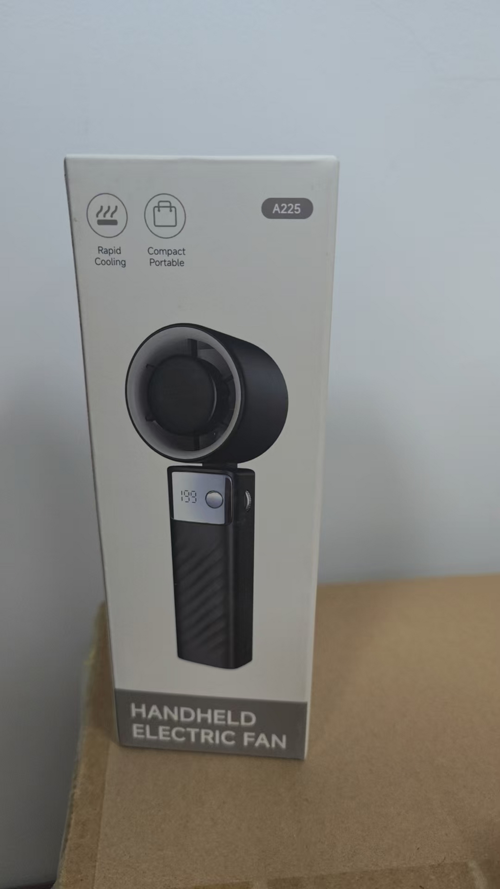 Bulk Clearance Handheld Foldable Mini Fans Wholesale, Model K801 / A25 / A225 Portable Pocket Cooling Fan, Black & Pink Overstock Large Quantity Liquidation