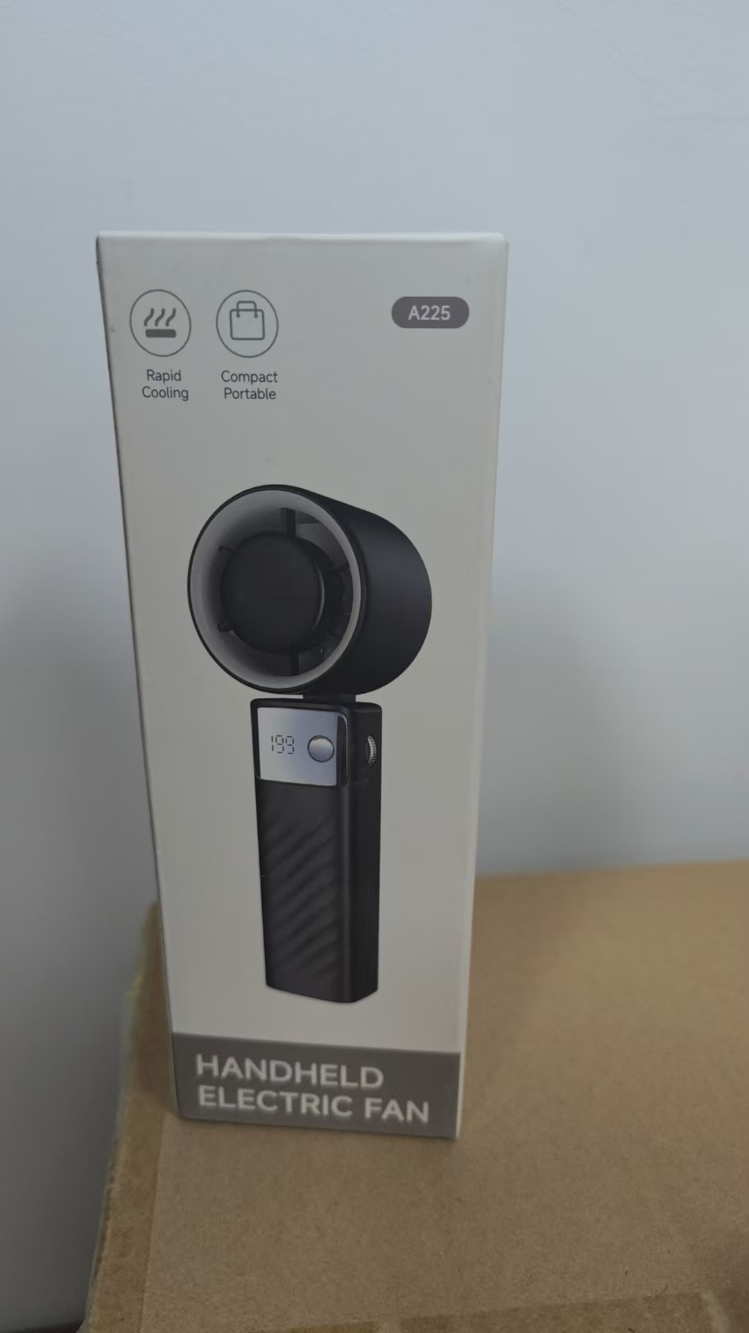 Bulk Clearance Handheld Foldable Mini Fans Wholesale, Model K801 / A25 / A225 Portable Pocket Cooling Fan, Black & Pink Overstock Large Quantity Liquidation