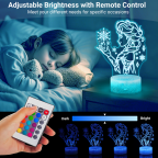 Bulk Discount Liquidation 748pcs RGB Color Shift Princess Night Light, Touch & Remote Control Sleeping Lamp For Girls Room