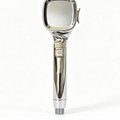 High Pressure Handheld Shower Head with One-Touch Pause Button – Chrome