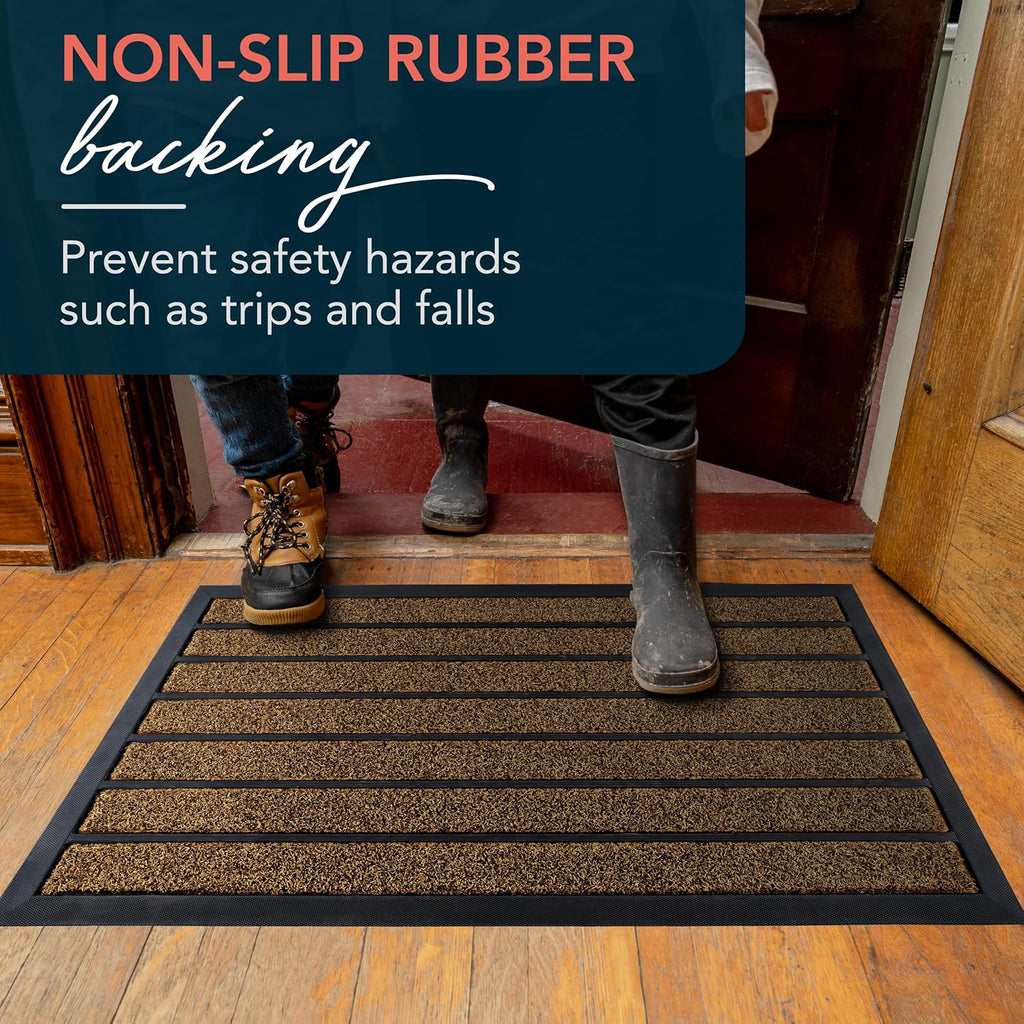 Durable Front Door Doormat Dust Removal Waterproof Outdoor Indoor Door Mat On Clearance