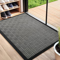 Bulk Clearance Assorted Dimension Grid Pattern Shoe Scraper Mats, Weatherproof Outdoor Porch Floor Mats Total 677 Pieces