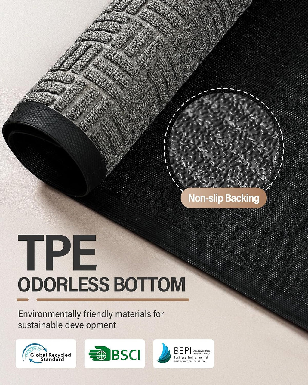 Bulk Clearance Assorted Dimension Grid Pattern Shoe Scraper Mats, Weatherproof Outdoor Porch Floor Mats Total 677 Pieces