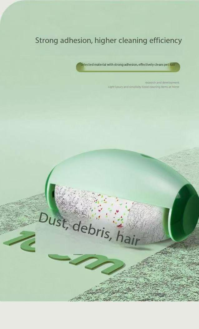 Goat egg-shaped device for removing hair from clothing. Powerful tool for removing hair from pets. Portable device for cleaning up pet hair and removing excess hair.