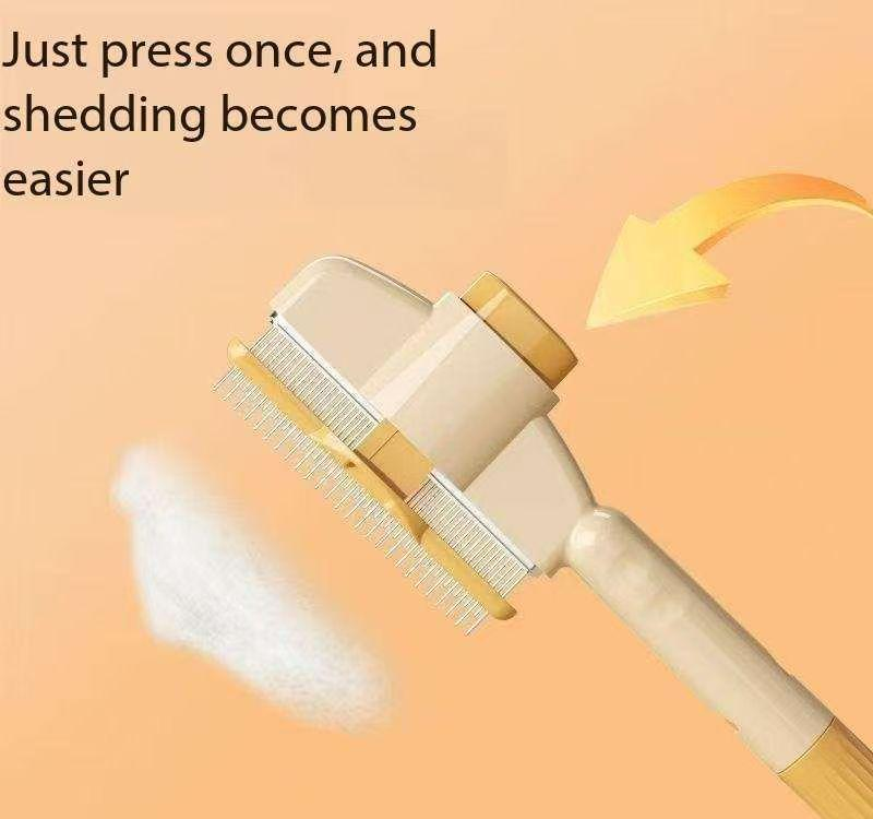 Pet grooming tools: brushes for removing pet hair. Useful for removing loose hair from cats and dogs. Ideal for grooming p