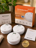 Smoke & CO Alarm Detector – Battery Operated | Standard & LCD Display Models