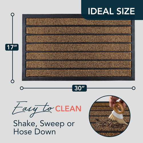 Durable Front Door Doormat Dust Removal Waterproof Outdoor Indoor Door Mat On Clearance