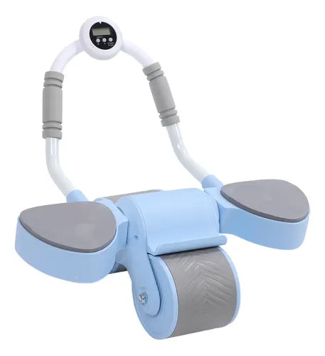 1379Pcs Clearance Automatic Rebound Ab Roller with Knee Support & LCD Counter, Elbow Support Abdominal Exercise Wheel, Core Trainer Home Fitness Equipment