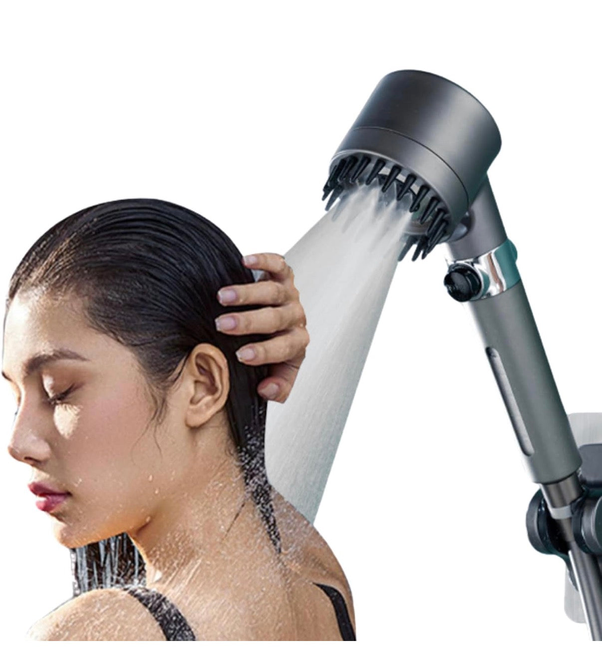 Shower envy Pure X Filtered Shower Head, High Pressure, Multiple Spray Modes, Flow-Pause Lever, Hard Water Purifier