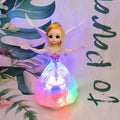 Electric Dancing Angel Princess Doll, Universal Walking Toy with Flashing Lights & Music, Transparent Gear Girl Toy for Kids Clearance Stock
