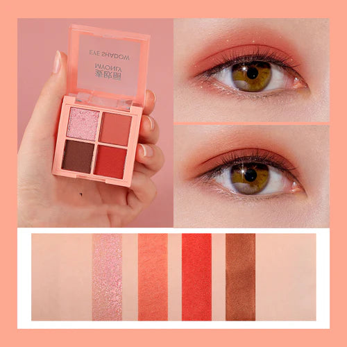 Shimmer Earth Tone Eyeshadow Palette Clearance 1500pcs , Matte & Glitter Nude Eye Makeup Palette, Long Lasting Daily Neutral Eyeshadow