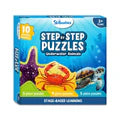 5748Pcs Clearance Step by Step Progressive Jigsaw Puzzles, Underwater Ocean Animal Toddler Puzzle Set, 10 Levels Early Learning Educational Toy for Kids Ages 3+