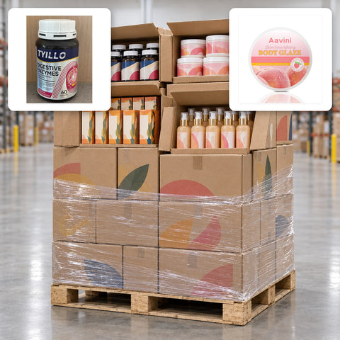 Supplements & Beauty Pallets – TYILLO, GUSUSA, Aavini, ~139,000 pcs